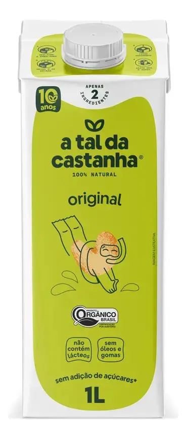 Leite Vegetal A Tal da Castanha Original Caixa 1L