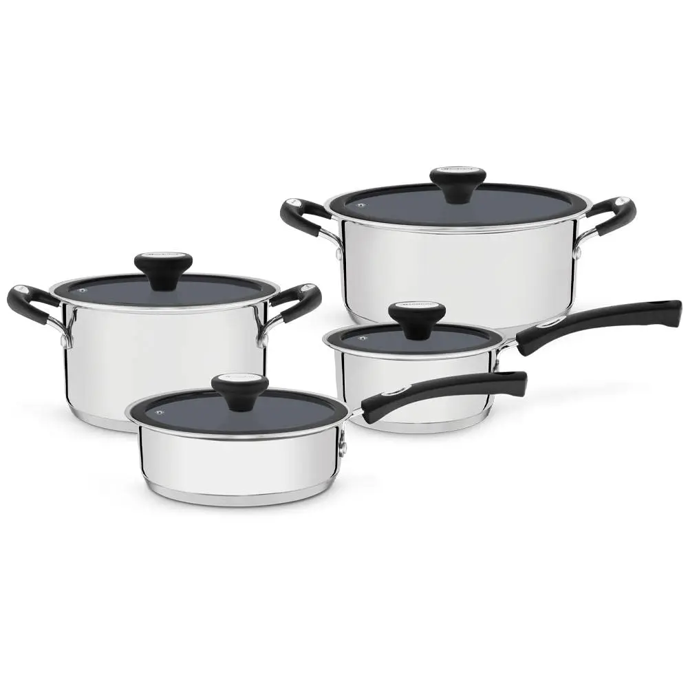 Jogo de Panelas com Revestimento Interno Cermico, Tramontina, Solar 65120026, Inox - 1
