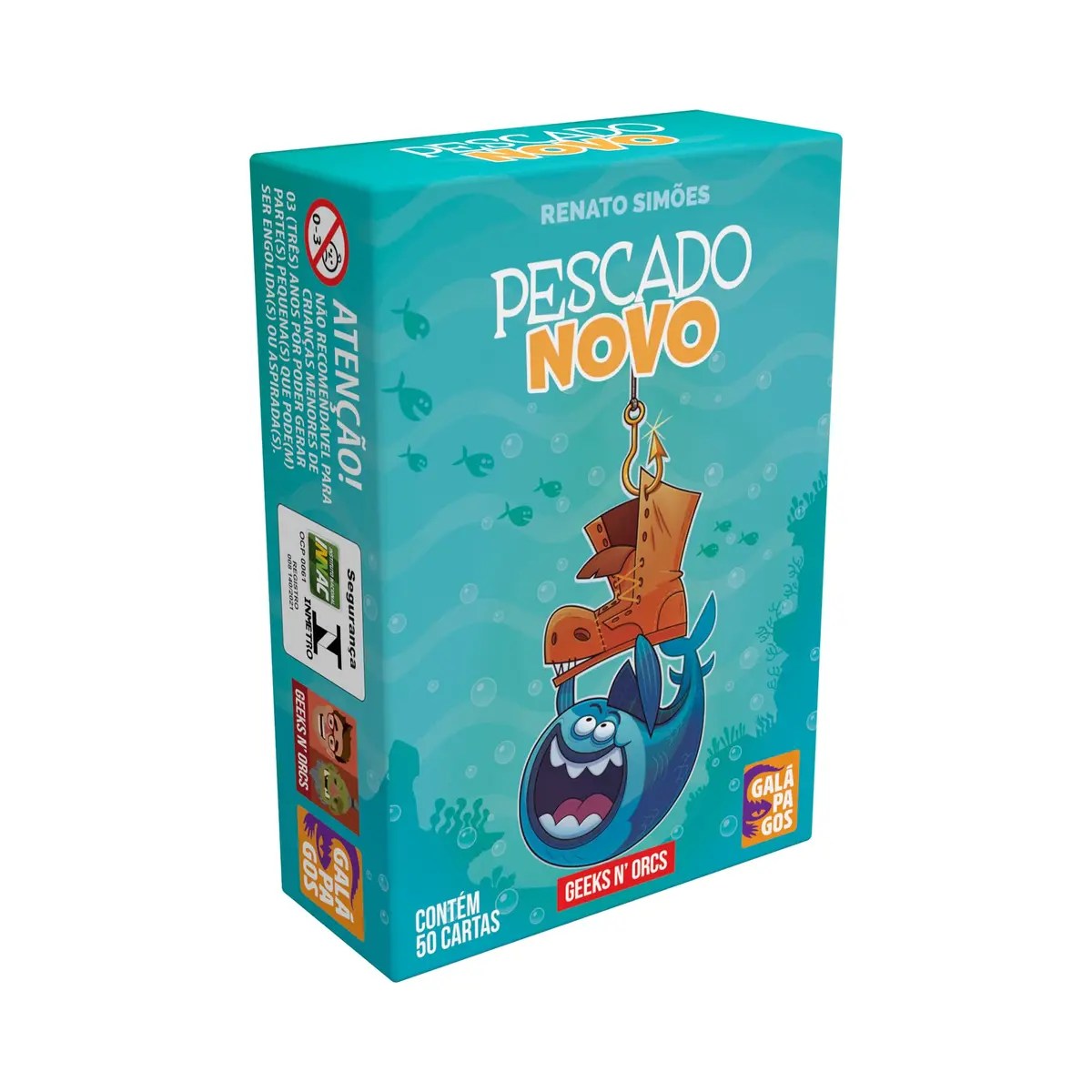 Galápagos, Pescado Novo, Jogo de Cartas para Amigos, 2 a 4 jogadores, 30 minutos por partida