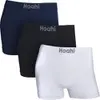 Kit 3 Cuecas Boxer Sem Costura M (P/B/Marinho) - 1