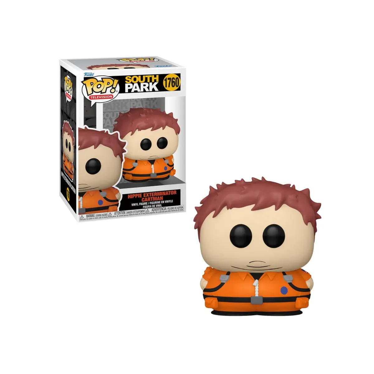Candide, Boneco, Funko POP! Cartman Exterminador de Hippies, South Park - 8 cm