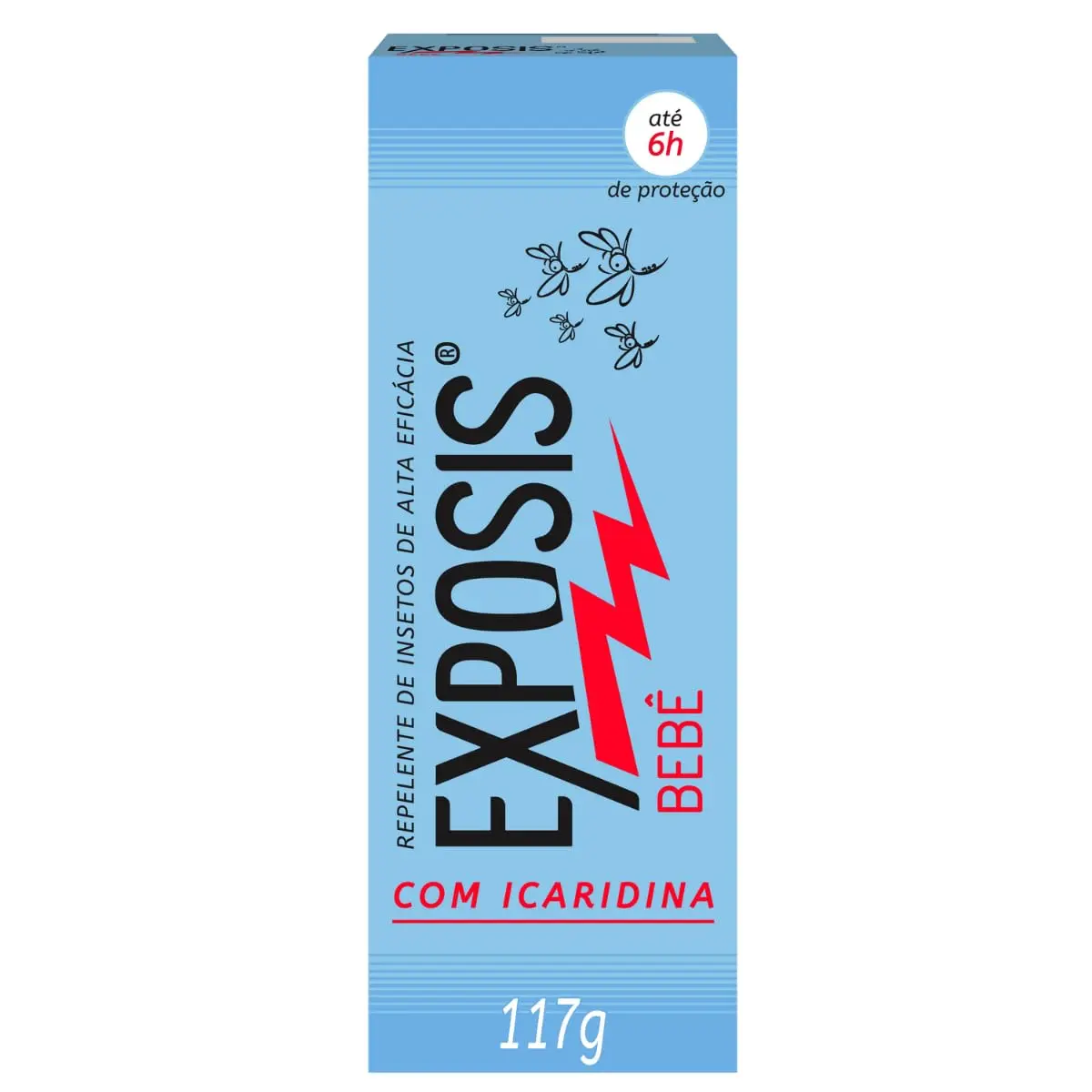 Exposis Bebe, Repelente Baby com Icaridina, Gel 117g