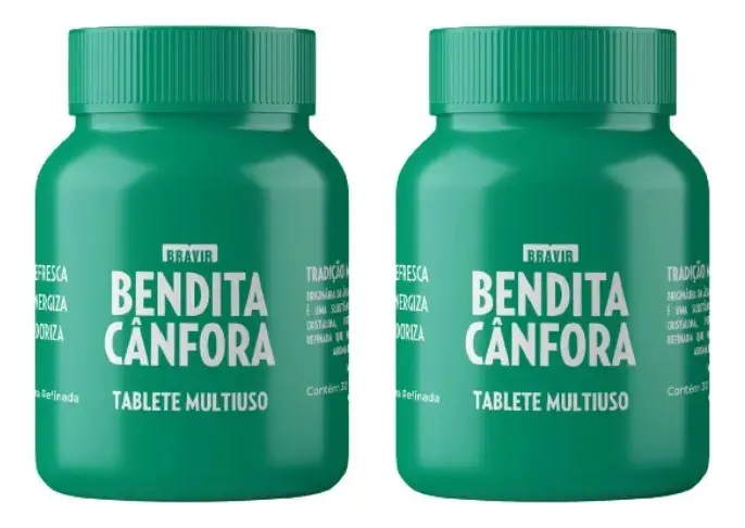 Bendita Cânfora Pote Com 30 Kit Com 2