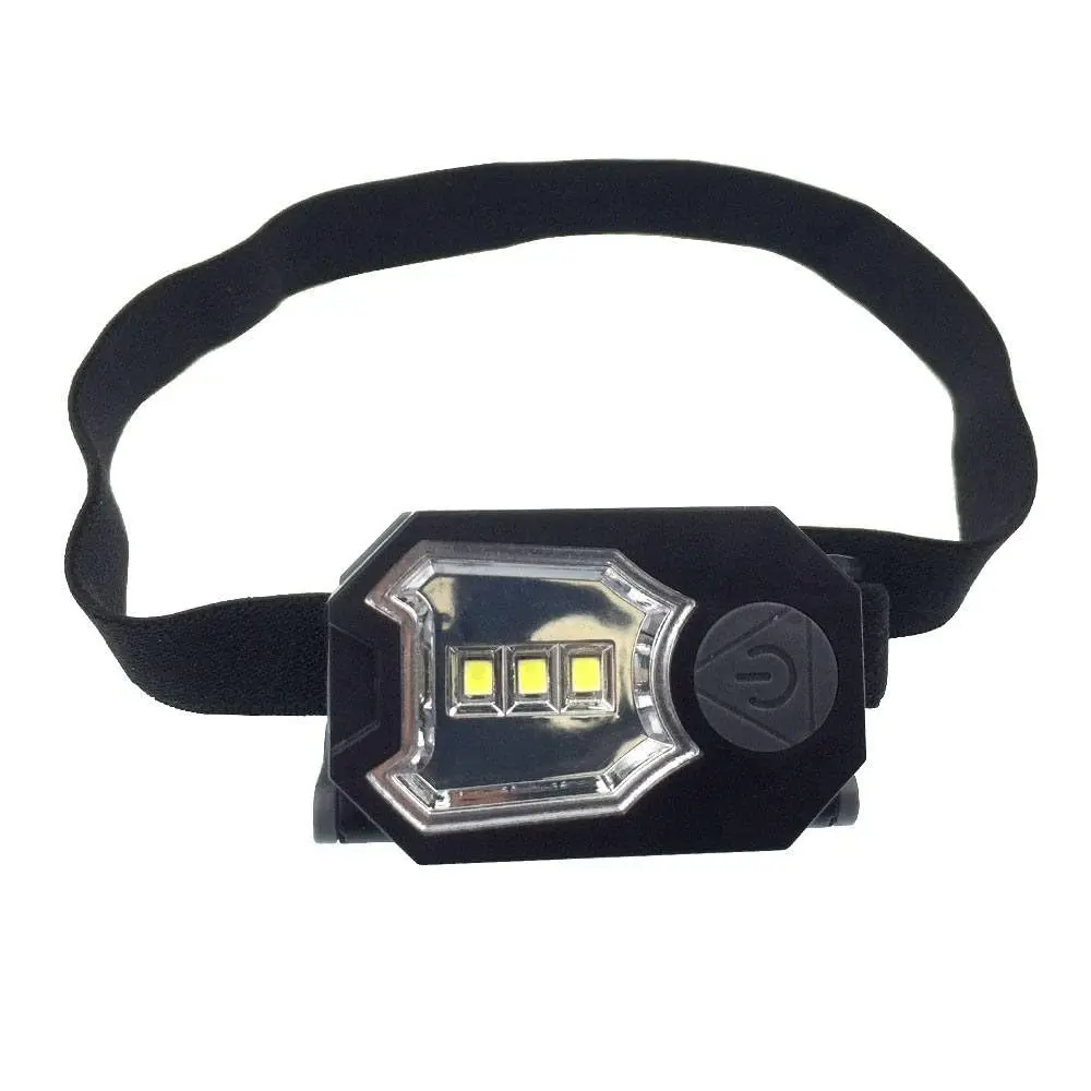 NTK, Lanterna de Cabeça, Tida, Corpo em ABS com 3 LEDs SMD, 5-6 Horas Iluminação, Acampamento/Pescaria/Emergência, Compacta e Leve, Preto
