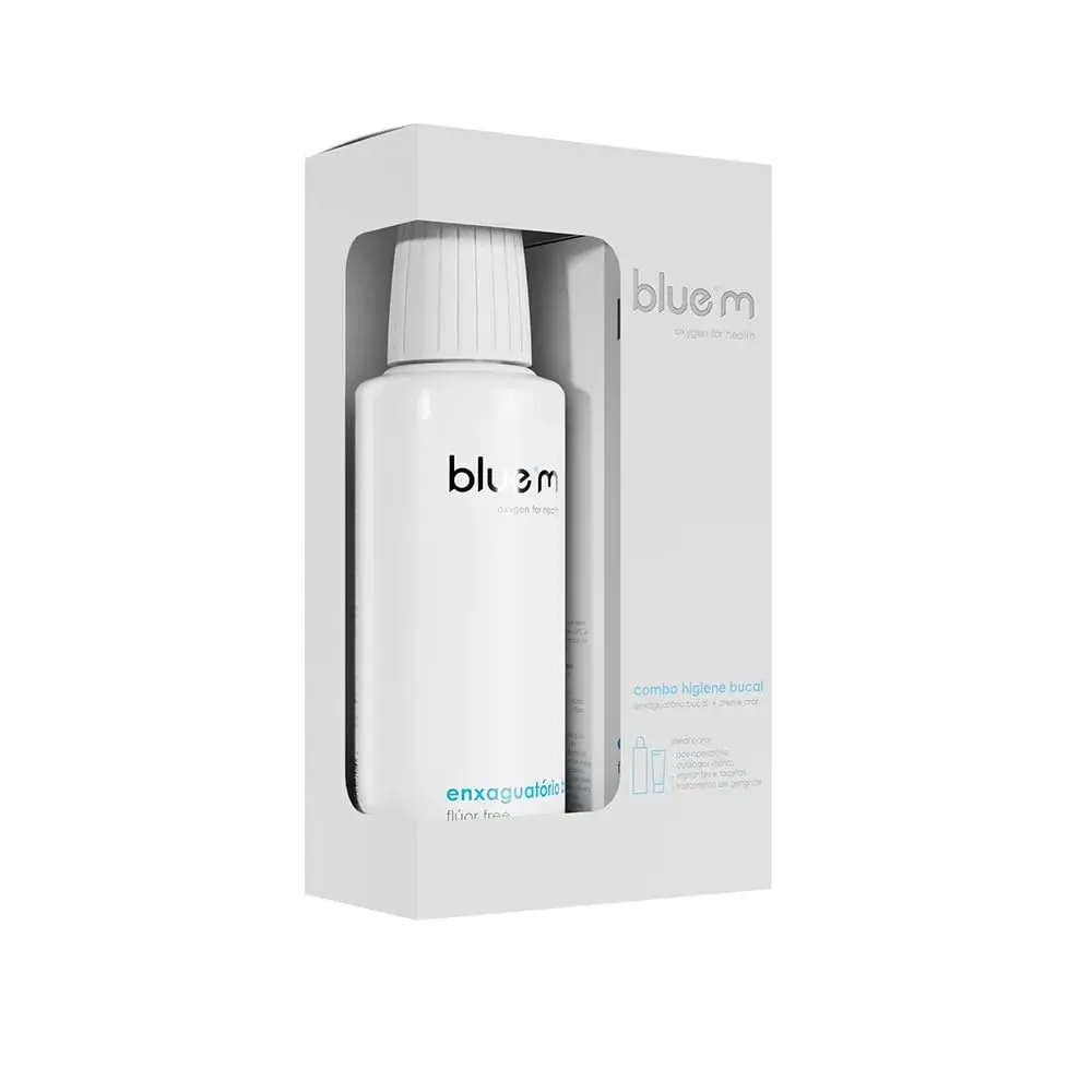 Kit Blue M - Enxaguatório Bucal 250ml + Creme Dental 75ml - 1