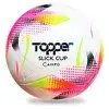Bola Topper Slick Cup Campo Unissex - Branco E Rosa - 1