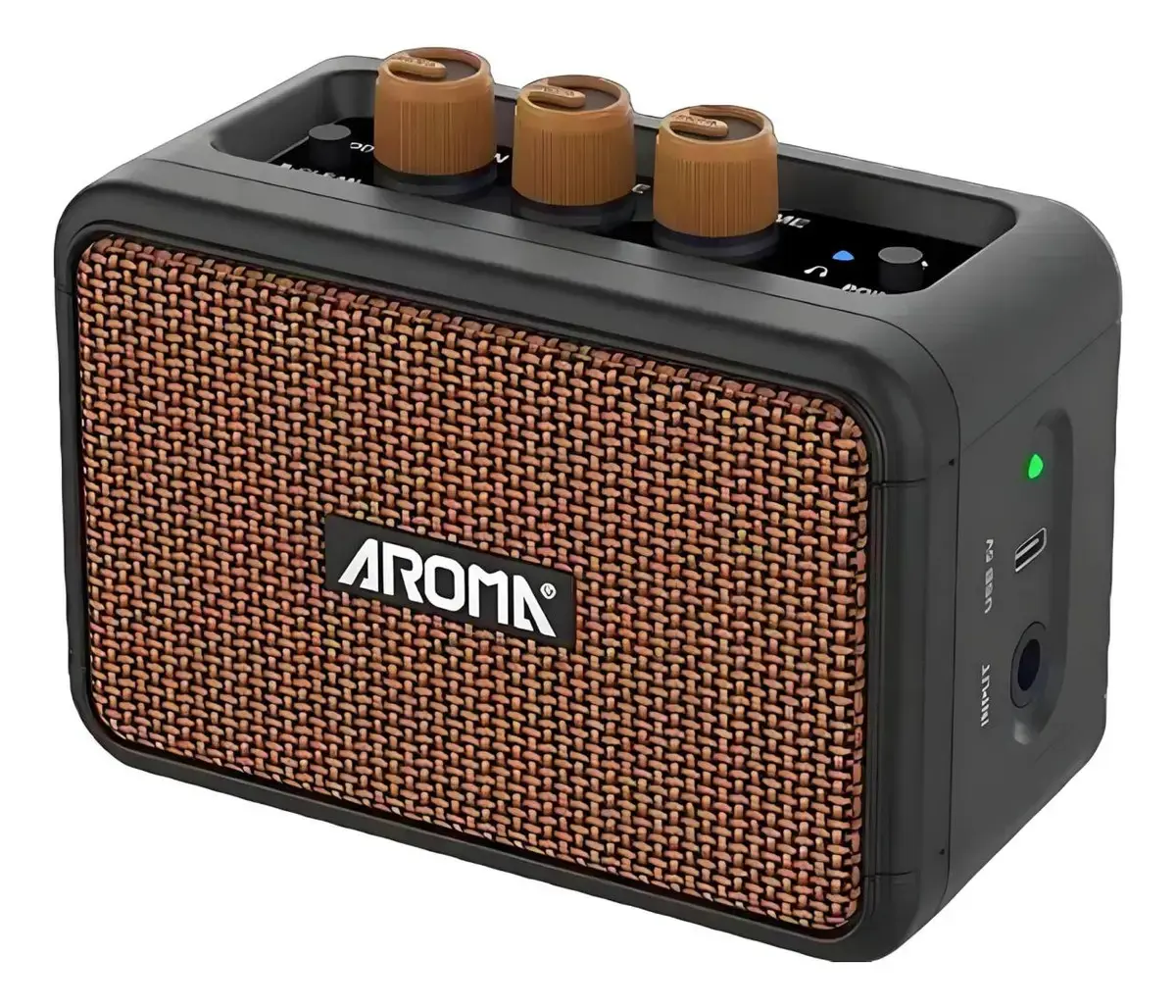 Aroma-AG-04 Alto-falante Portátil Mini Amplificador, Bluetooth, 5W