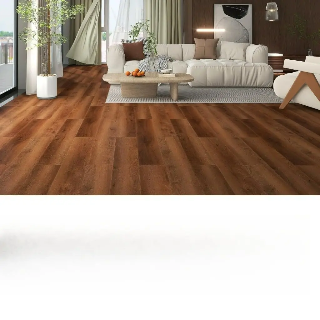 Piso Vinílico Autocolante Amadeirado 5 m² com 36 Réguas(ZH036) | Kit com 36 réguas laváveis para renovar pisos internos, com aplicação autocolante e cobertura aproximada de 5 m².