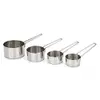 Conjunto 4 Medidores de Xícara em Inox - 1