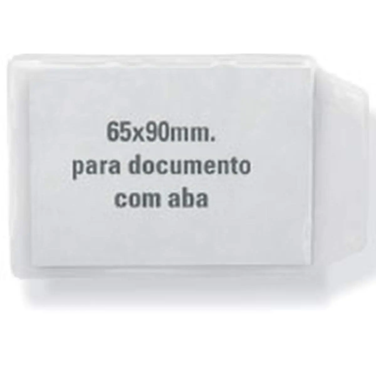 ACP P6, Porta Documento, para Cnh com Aba Cristal, 6.5 x 9 cm, Multicor, Pacote de 100