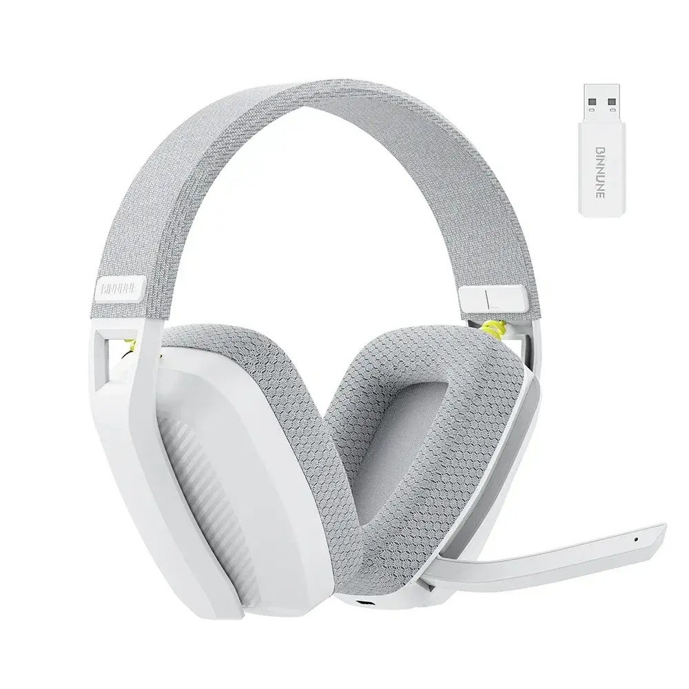 Fone de Ouvido Gamer Bluetooth BINNUNE BW06 2.4GHz com Microfone para PS5 PS4 PC Mac Playstation, Headphone Sem Fio com Microfone - 1