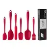 Conjunto 6 Espátulas Silicone Resistentes ao Calor - 1