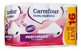 Papel Higiênico Folha Dupla 30m Carrefour Perfumado 16 Unid - 1