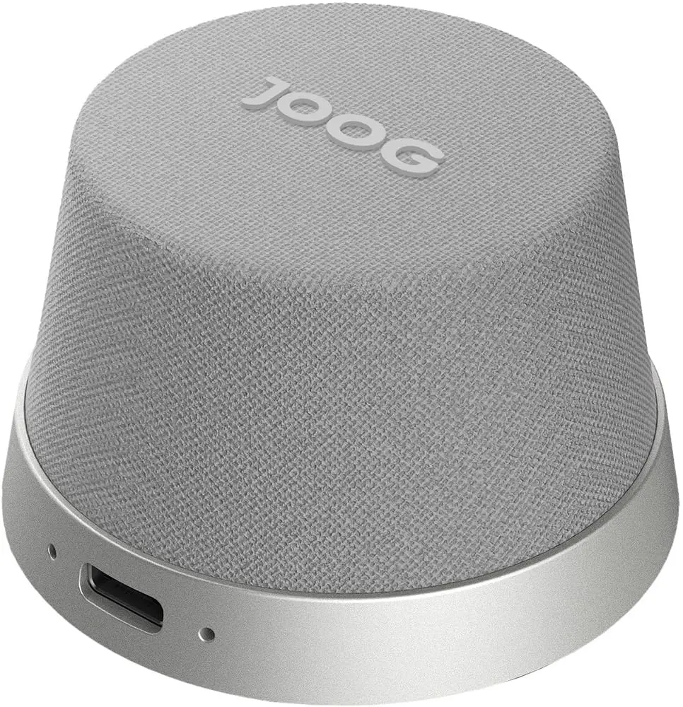 Caixa de Som Joog Mini MMS-01, Magnético Bluetooth 5.3, Caixa de Som Portátil, Cinza, GRAY, 3W, 80Hz-20kHz, Estéreo, 5V, Base Magnética, ABS