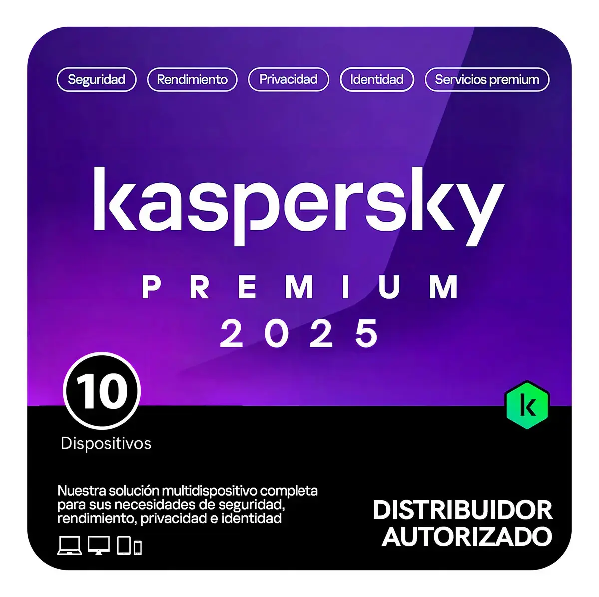 Kaspersky Antivírus Premium 10 Dispositivos 1 Ano