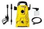 Lavadora de Alta Pressão Kärcher Compacta 1.500 PSI/Libras 1400W 300L/h com Aplicador de Detergente e Lança Regulável 220v