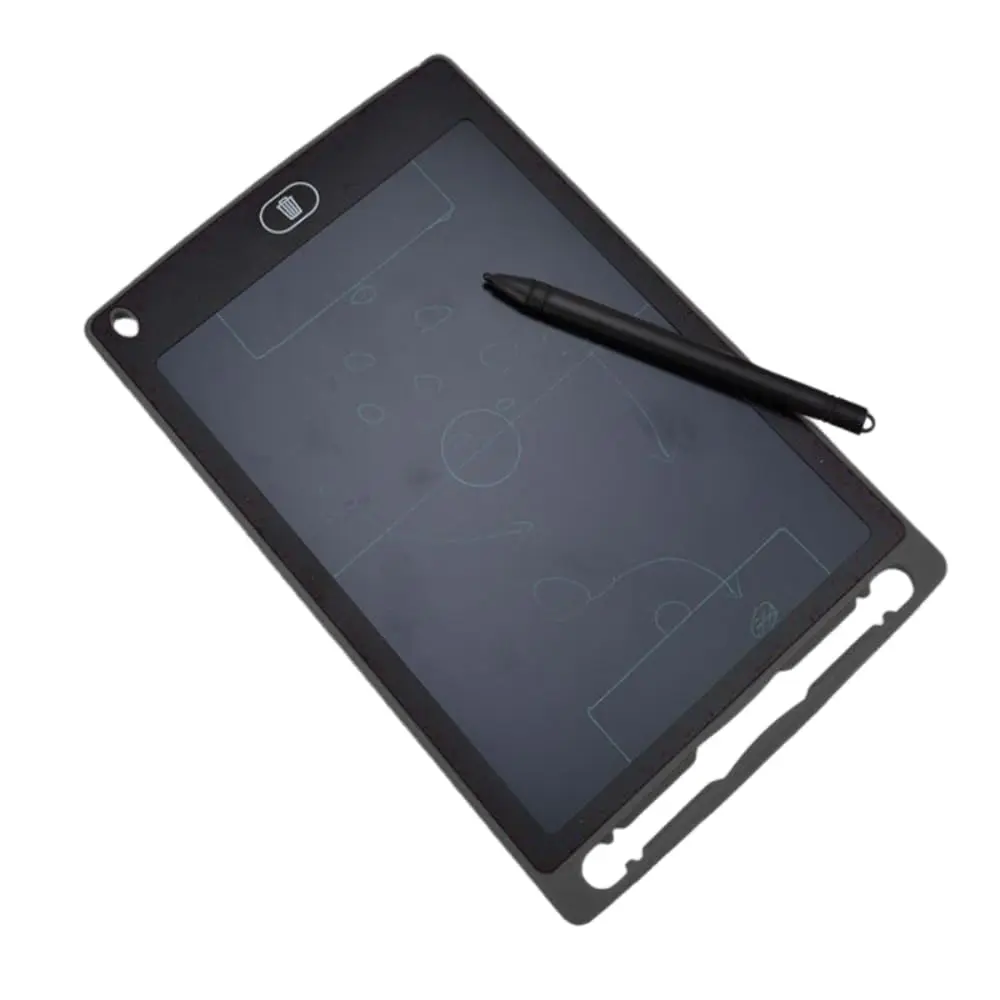 Lousa Mágica Infantil LCD - Colorido Portátil Para Desenho, Estudo, Anotações E Aprendizado 8,5 Polegadas (Preto) - 1