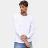 【Tam.: M e GG】Camiseta Hering Manga Longa Masculina - Branco - 1