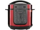 Panela de Pressão Elétrica Digital Mondial - 5L 900W Master Cooker Red PE-39 - 1