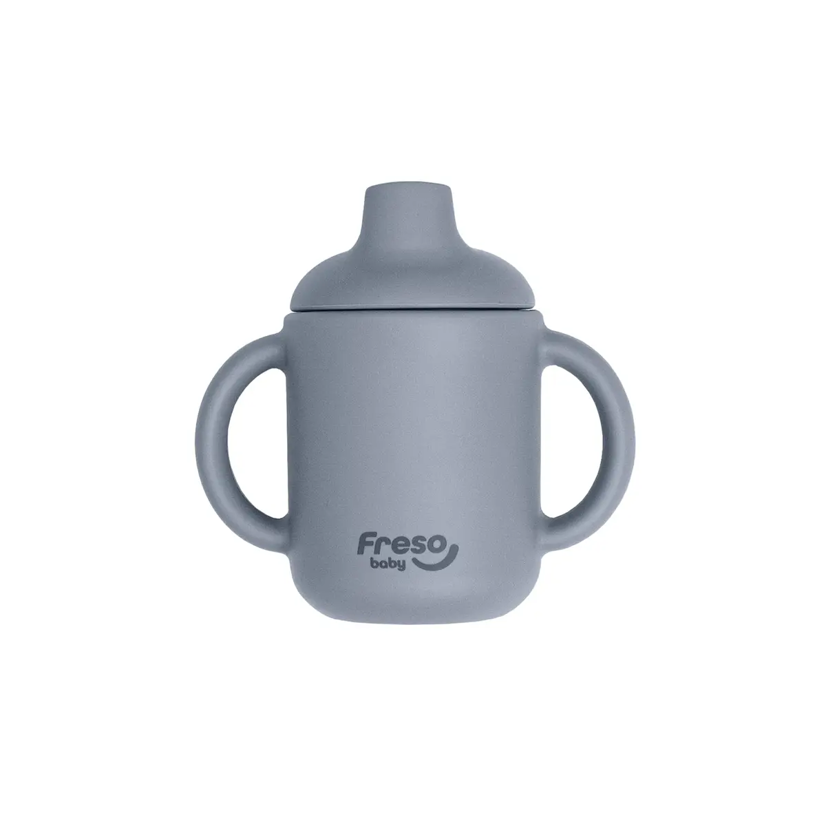 Freso Baby Copo De Transição Alimentação Do Bebê Treinamento Introdução Alimentar Infantil Blw Silicone Livre De Bpa Suave Não Quebra Cor Cinza