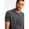 Camiseta Sb Algodão Carimbo Gaze Reserva - Preto Fosco+Preto - 1