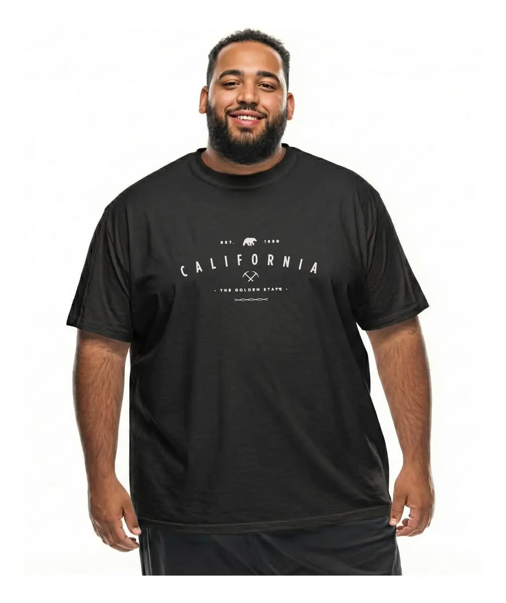 Camisa Masculina Tamanho Grande G1 G2 G3 Algodão California