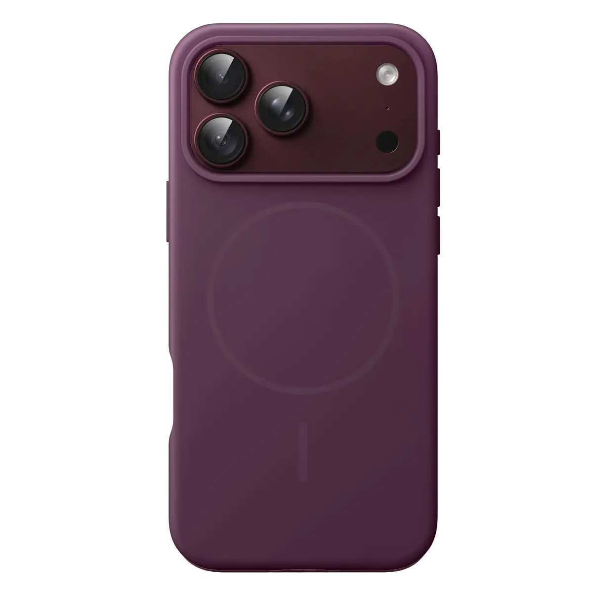 JETech Capa Magnética de Silicone para iPhone 18 Pro, Cereja Escura | Compatível com MagSafe, Toque Macio e Sedoso, Proteção À Prova de Choque, Resistente a Riscos