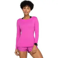 Camiseta Feminina Lauf Manga Longa Basic Color