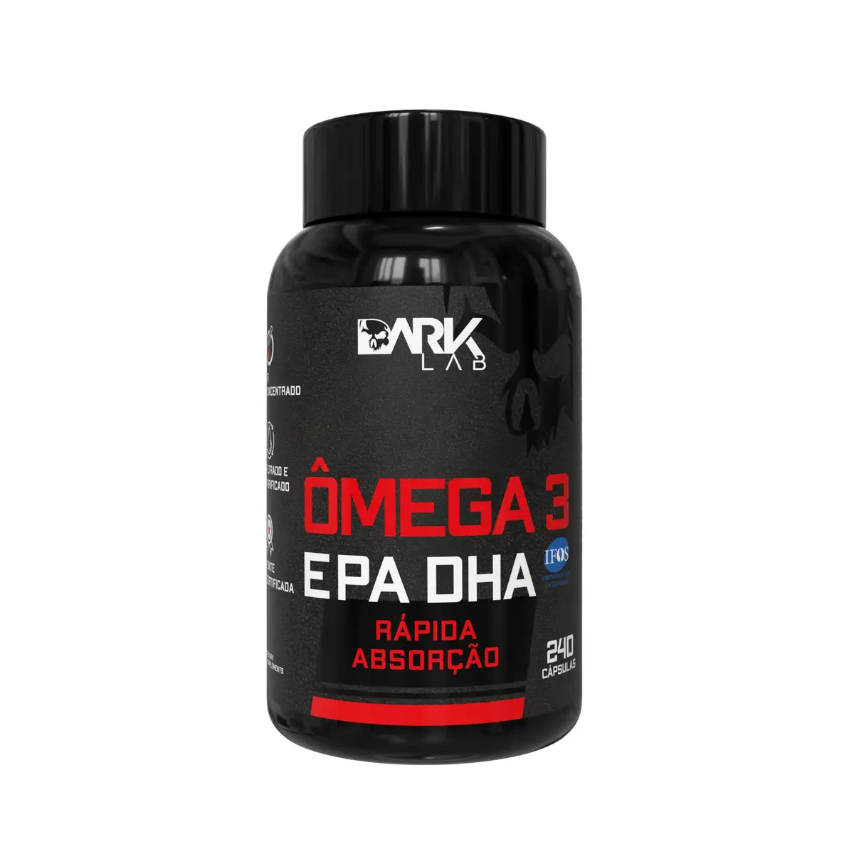 Ômega 3 EPA DHA, Dark Lab, 240 Cápsulas - 1