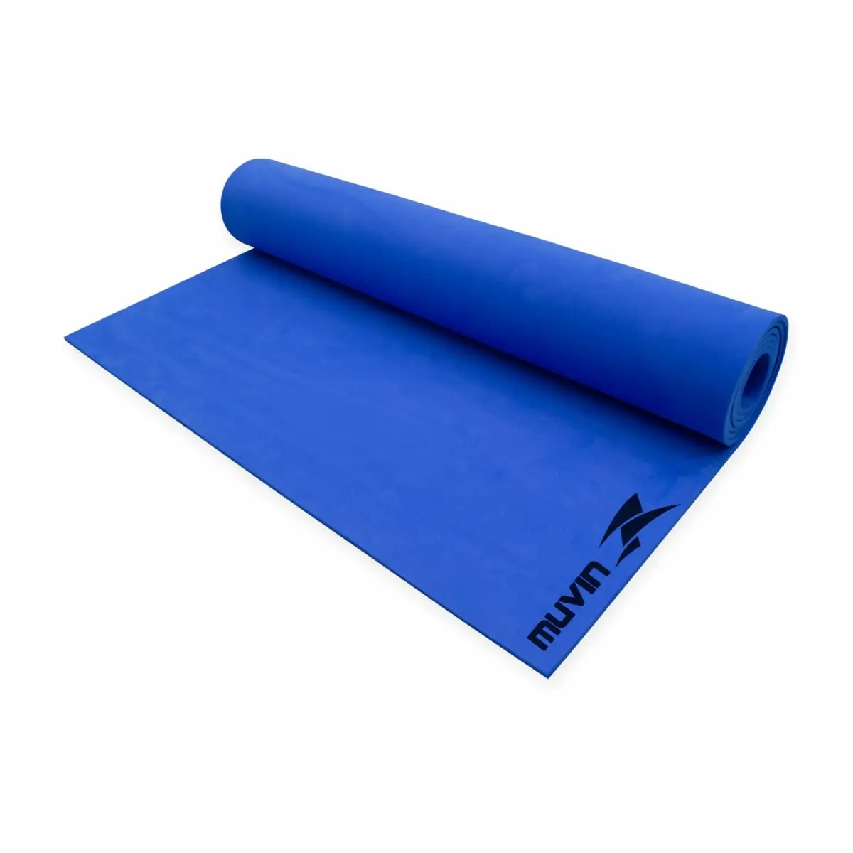 Tapete para Yoga em EVA Muvin Light - Tamanho 180cm x 50cm x 0,4cm - Indicado para iniciantes - Pilates, Estúdio Yoga, Ginástica e Treino (Azul)