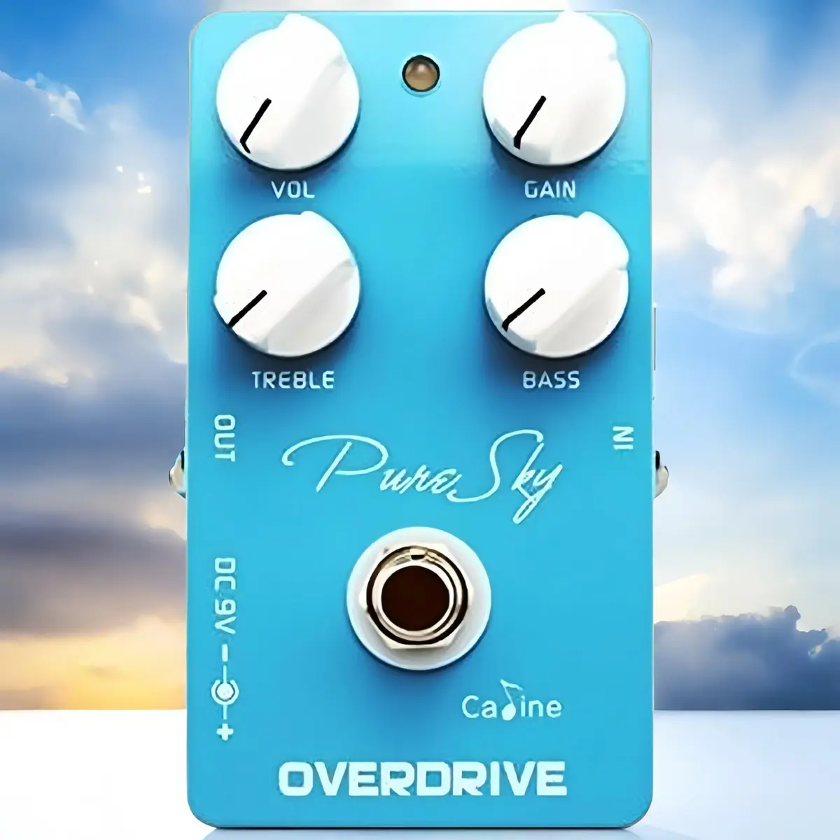 Pedal de guitarra MIMIDI CP-12 Pure Sky, overdrive limpo e altamente puro, design true bypass, 9V Caline Sky OD Efeito Overdrive puro Acessórios para pedais Instrumentos Musicais Infantis - 1