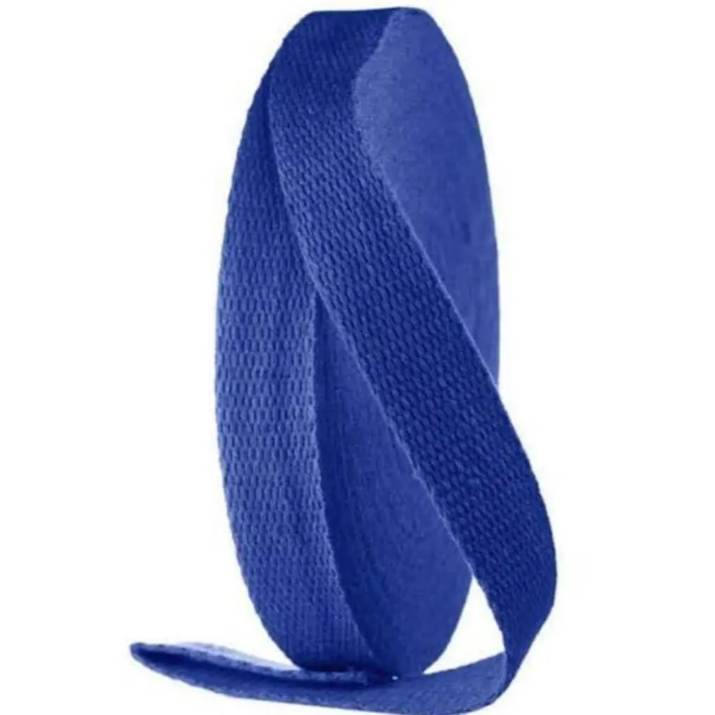 Alça De Bolsa/Cru/Preta/Branca/Azul e Vermelha 100% Algodão Larg 30mm(AZUL,4,00 MT X 30 MM LARGURA) - 1