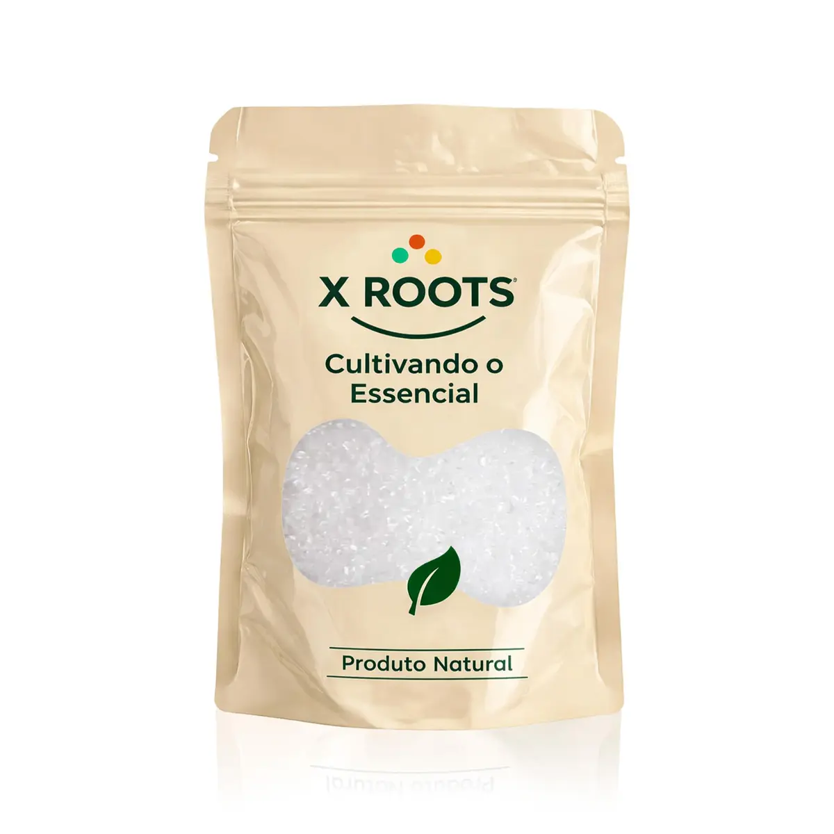 Eritritol Cristal X Roots 1kg – Adoçante Natural de Baixo Índice Glicêmico – Puro e Natural – Embalagem Abre e Fecha - 1
