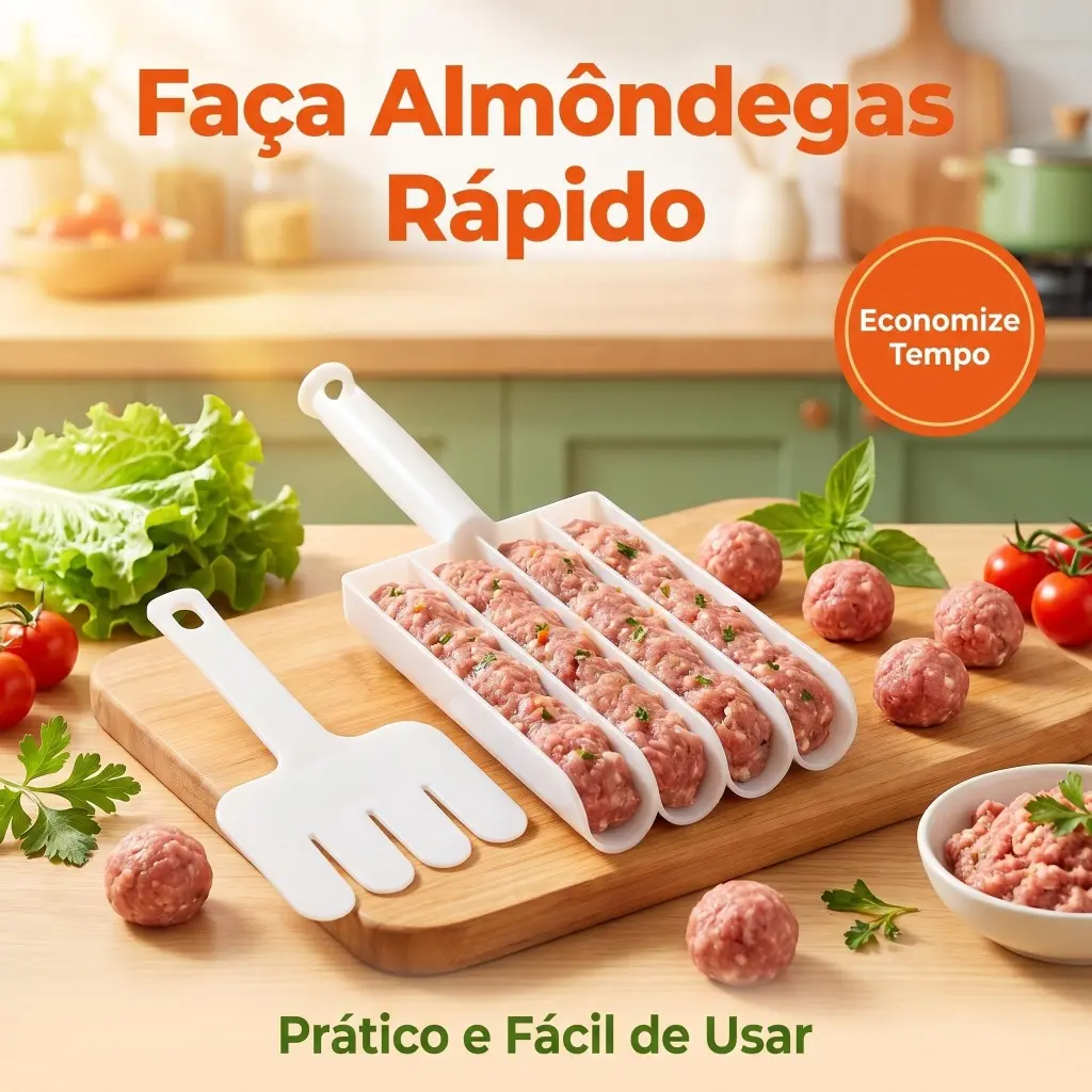 Utensílio Para Fazer Bolinhas De Carne Cozinha Prático
