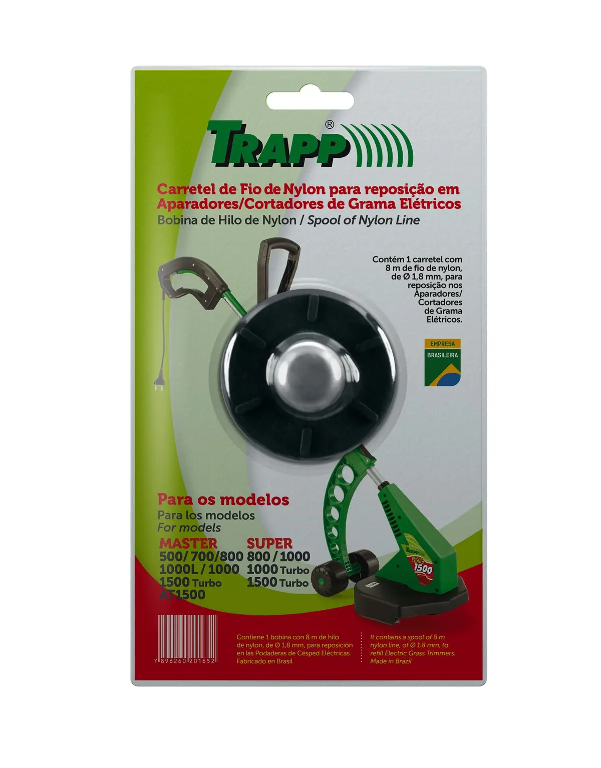 Trapp - Refil para Aparador de Grama M-500/700/800/1000/1500/TURBO