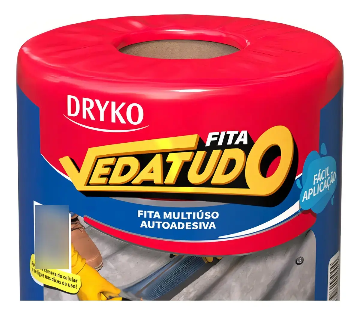 Manta Asfáltica Dryko Vedatudo 20cm X 10m Aluminizada thumbnail 3