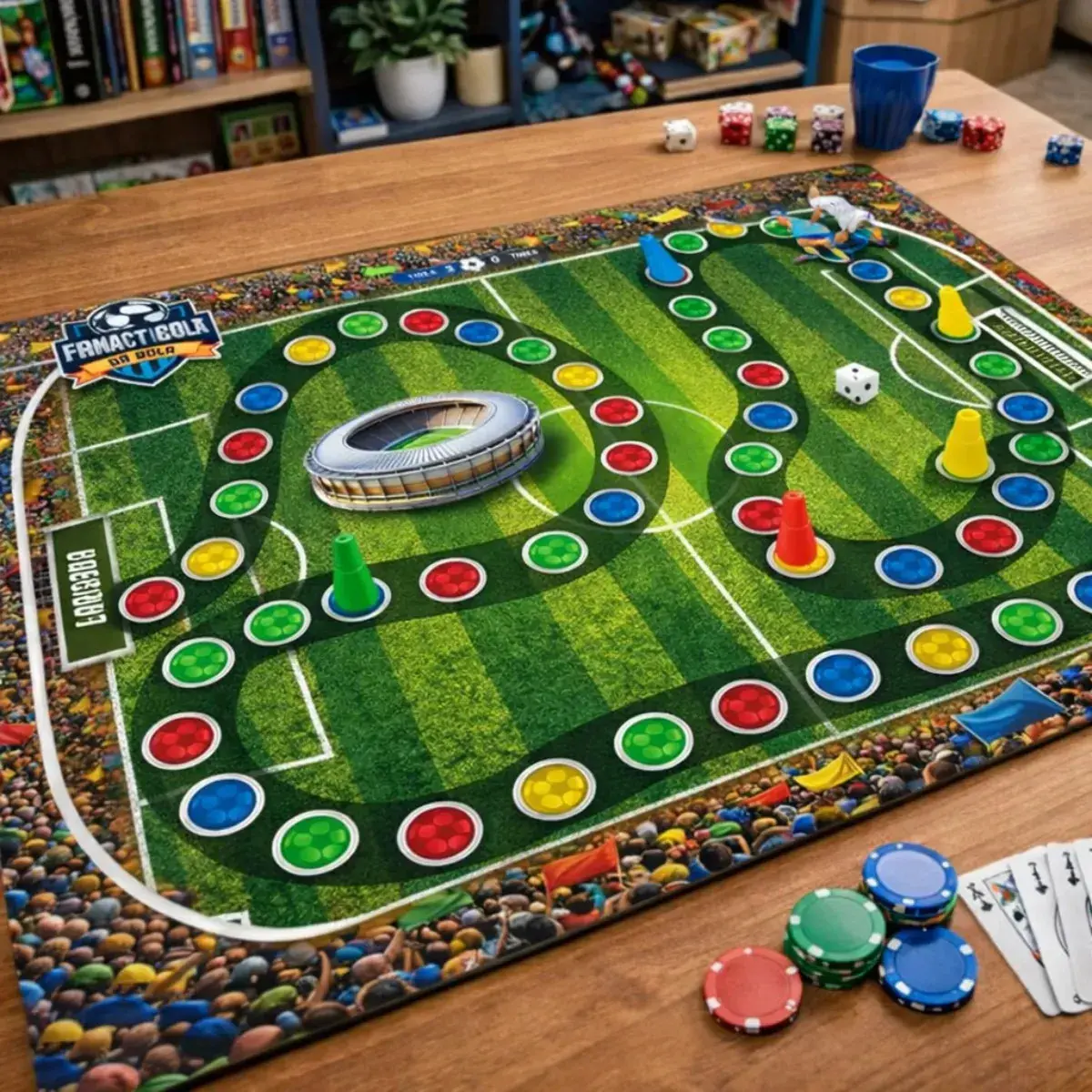Jogo Tabuleiro Fanáticos Da Bola NIG Brinquedos 1145 para +8 anos thumbnail 8