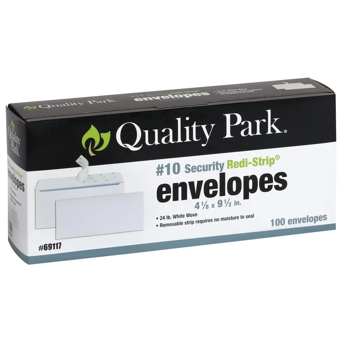 Quality Park Envelopes de segurança com autovedação #10 – Envelopes de correspondência sem janelas – 10 x 24 cm..