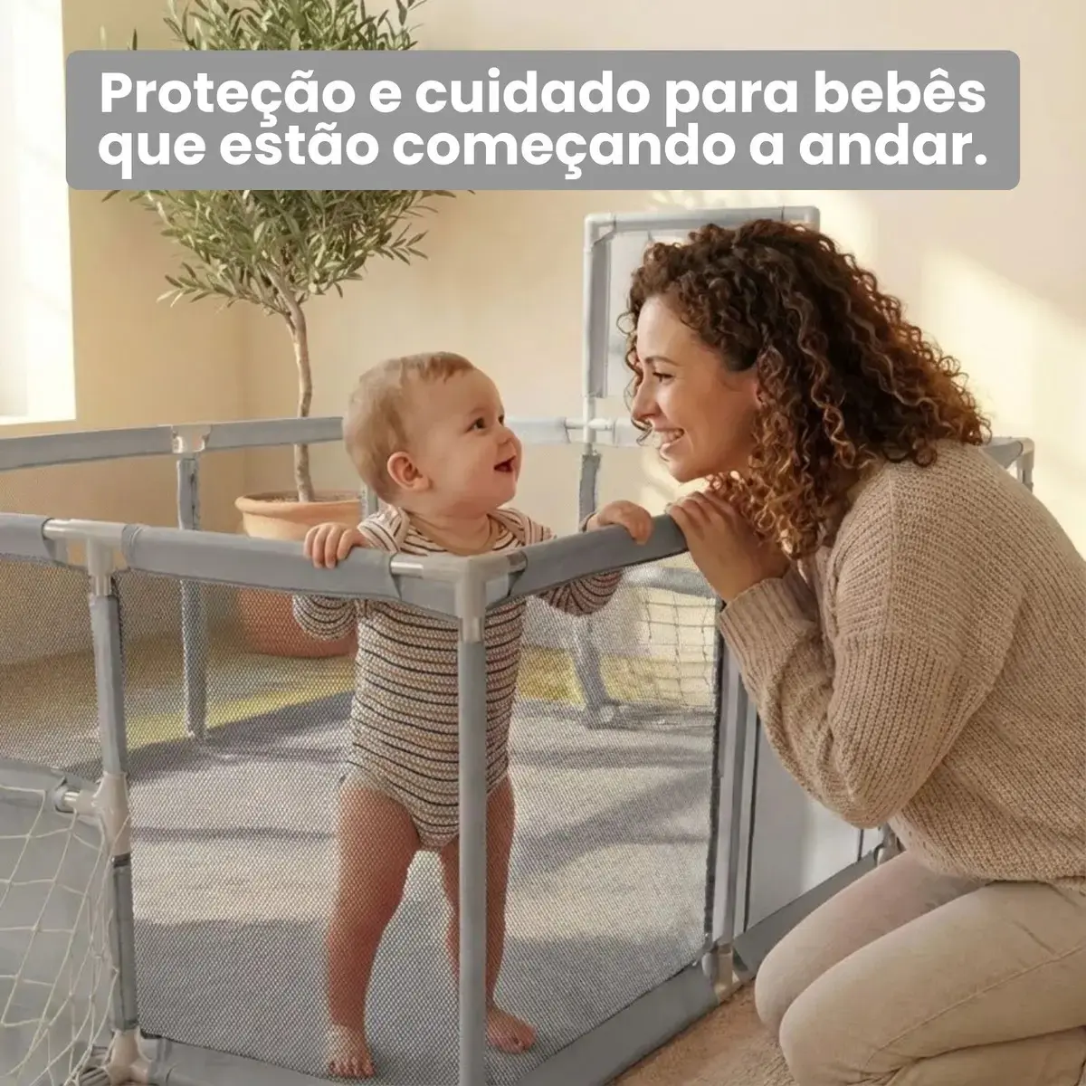 Cercadinho Bebê Chiqueirinho Infantil Grande Menino Menina thumbnail 4
