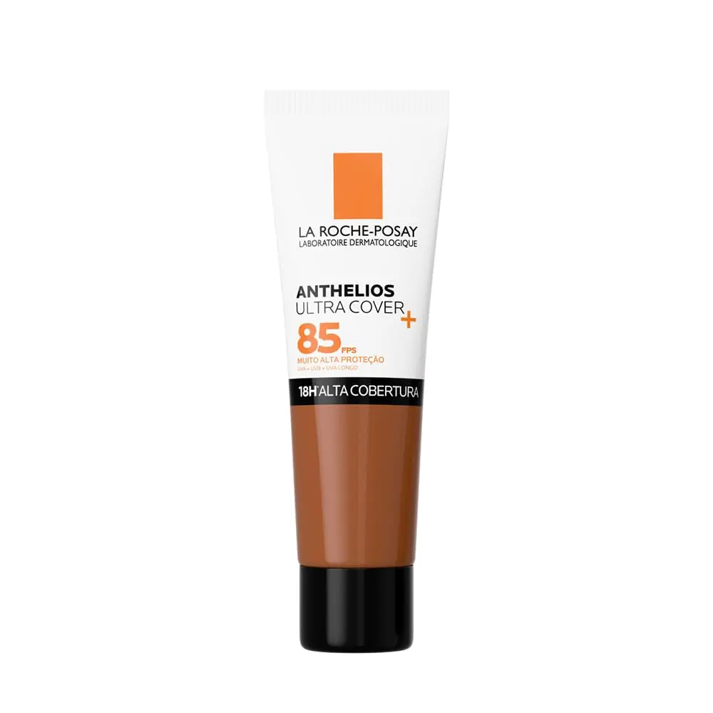 La Roche-Posay Anthelios Ultra Cover+, Protetor Solar Facial, Cor 5.5, 30g | Com FPS 85, 18h de Alta Cobertura, Oil Control, Toque Seco e Efeito Matte