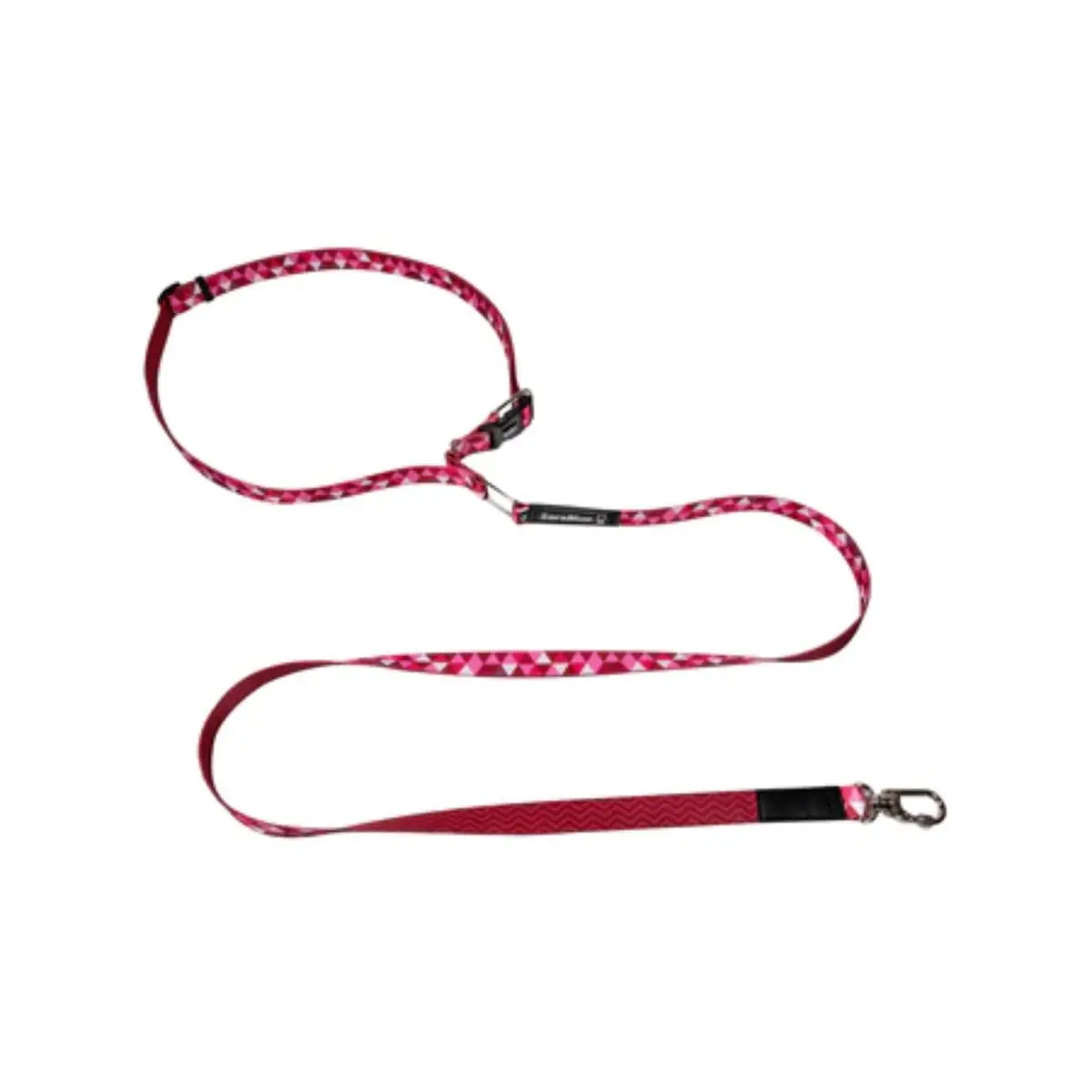 Guia Mãos Livres para Cachorro ZaraBlue Corrida e Caminhada Ajustável com Trava de Segurança (Lumix Rosa)