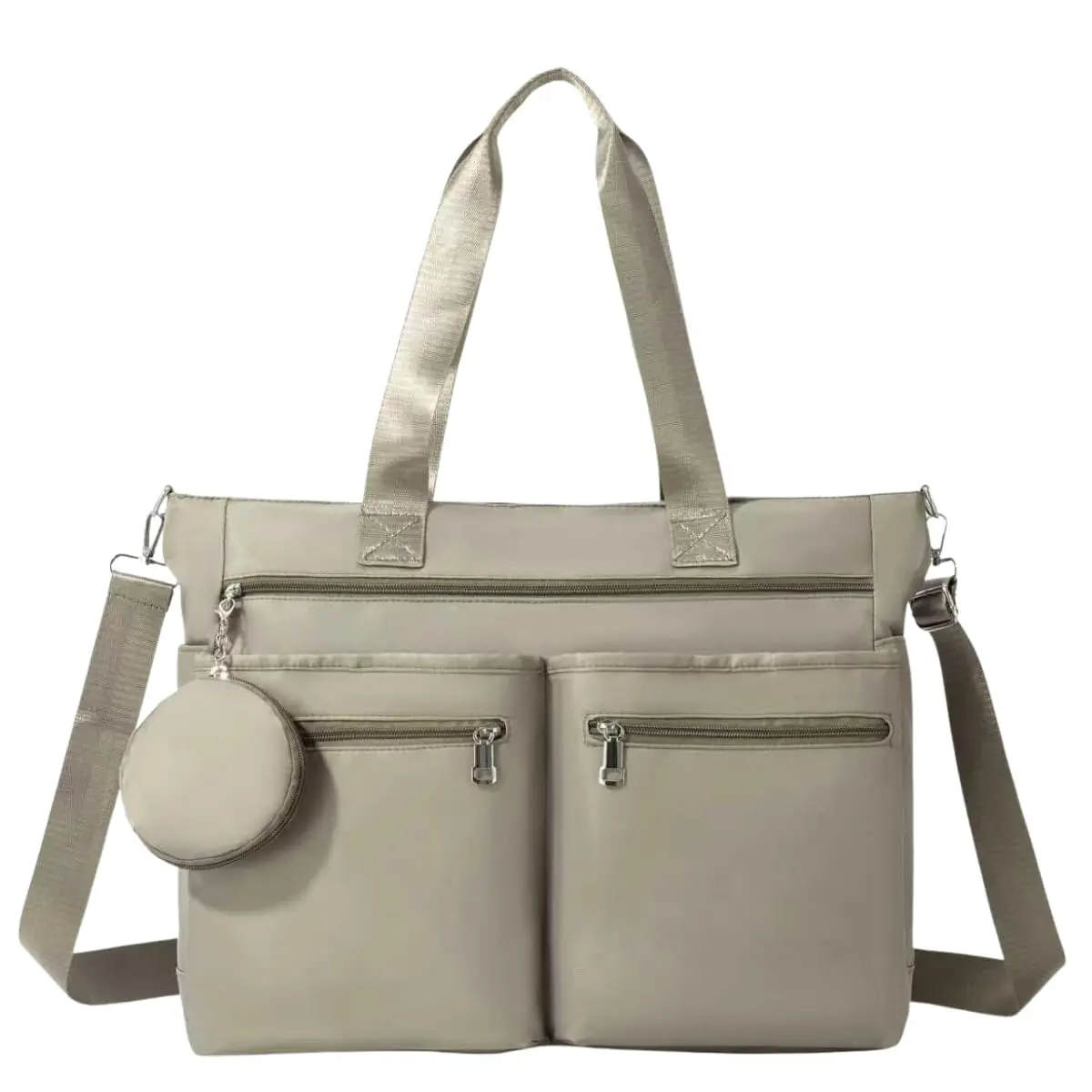 Bolsa Feminina Grande de Ombro Transversal Multi Bolsos Tote | Executiva Notebook Multifuncional Dia a Dia Academia Viagem Passeio