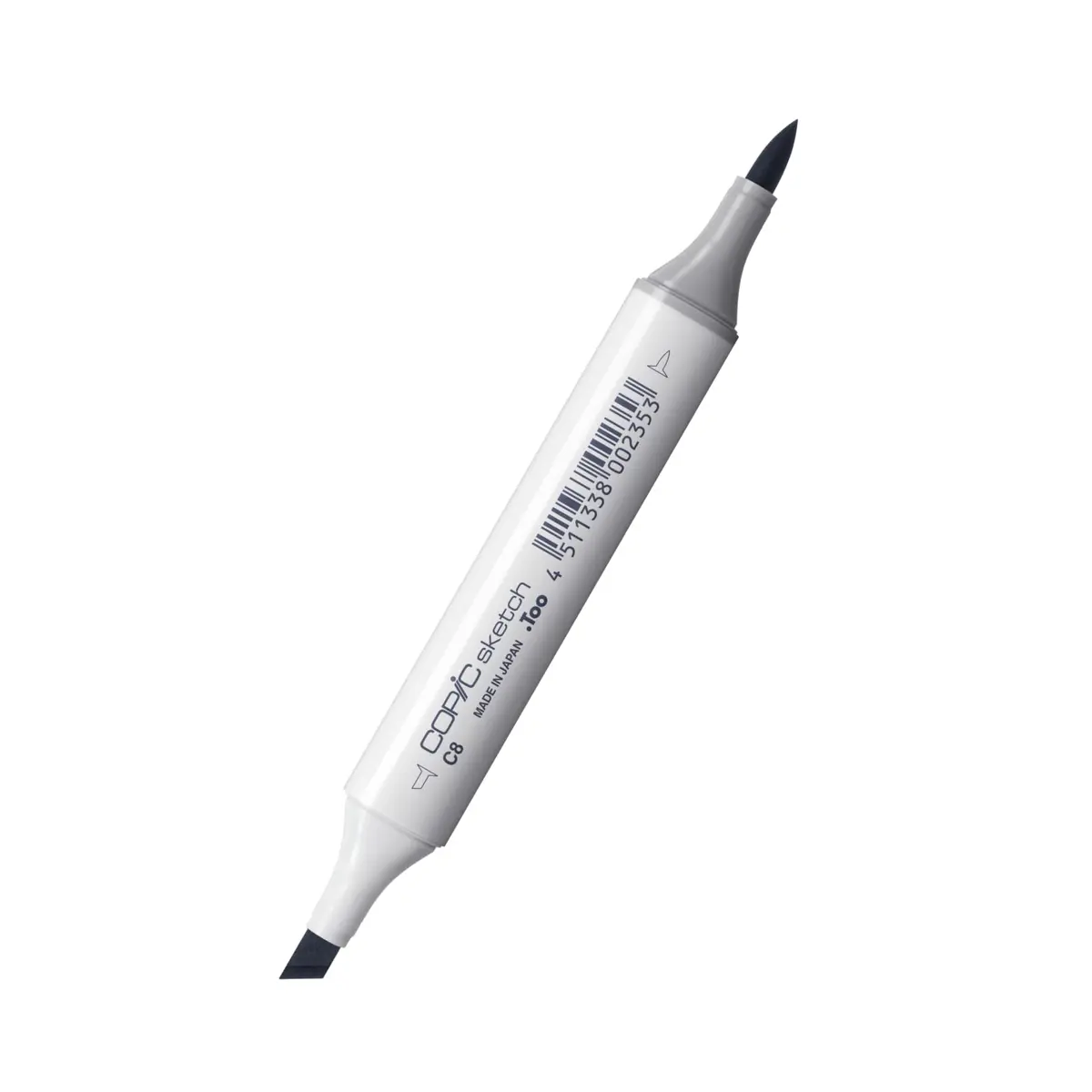 COPIC Marcador Sketch Ponta Dupla Redonda e Chanfrada, Cor C8 Cool Gray 8, 1 unidade - 1
