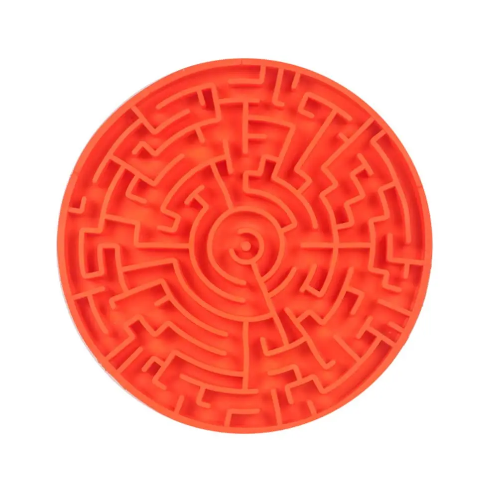 Pet Games Labirinto Laranja P -Tapete Para Lamber E Comedouro Para Cães - 1