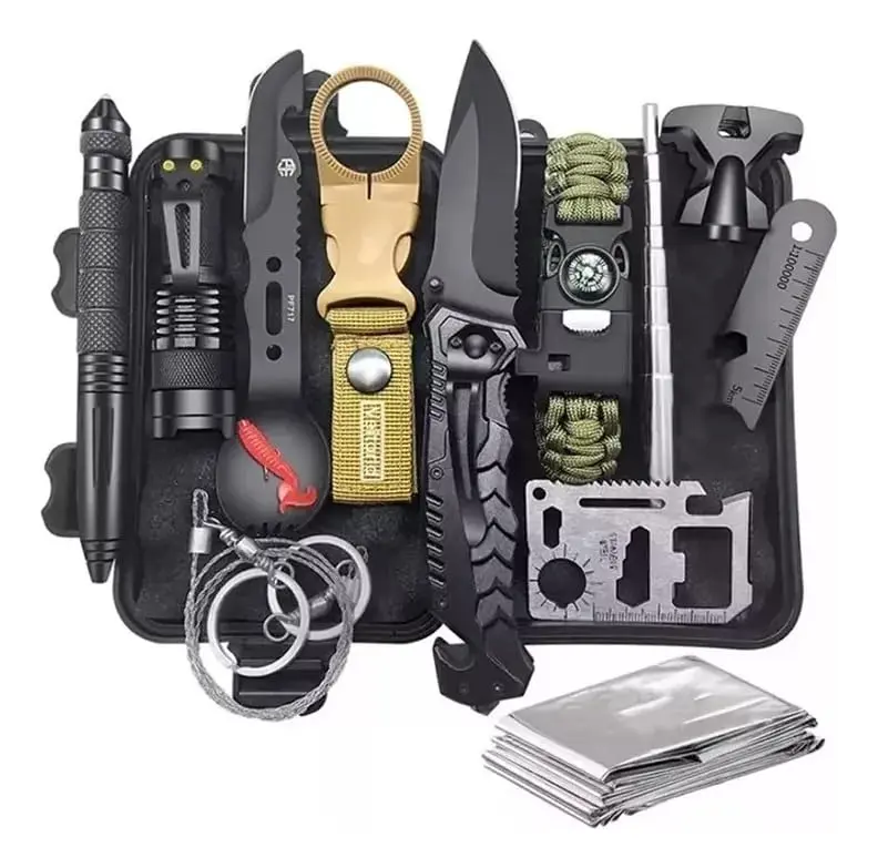 Kit De Sobrevivência De Emergência De Acampamento Aventura - 1