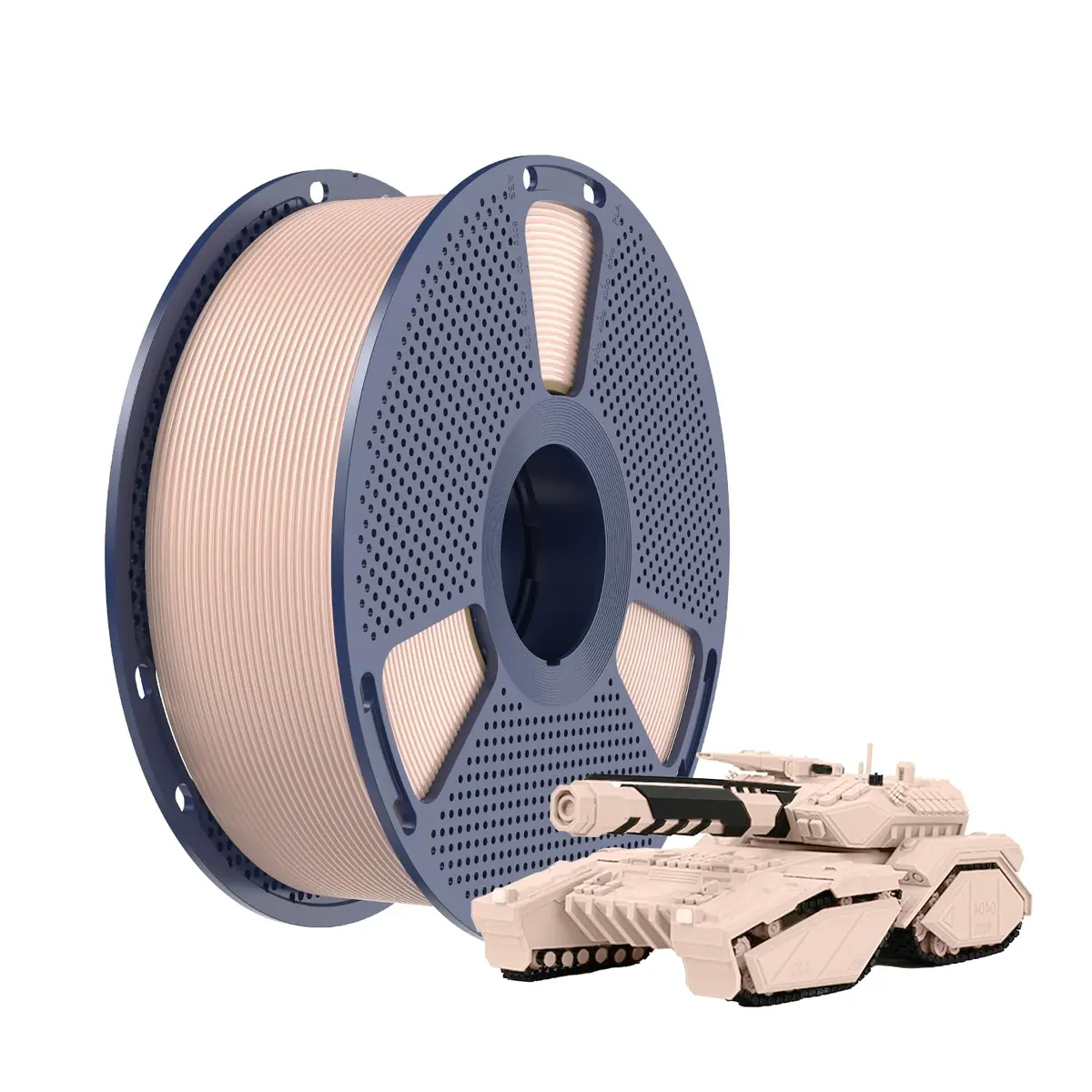 Creatorally Filamento PLA 3D 1,75mm 1kg, Cor de Pele, Impressão Precisa, Compatível com Impressoras FDM - 1