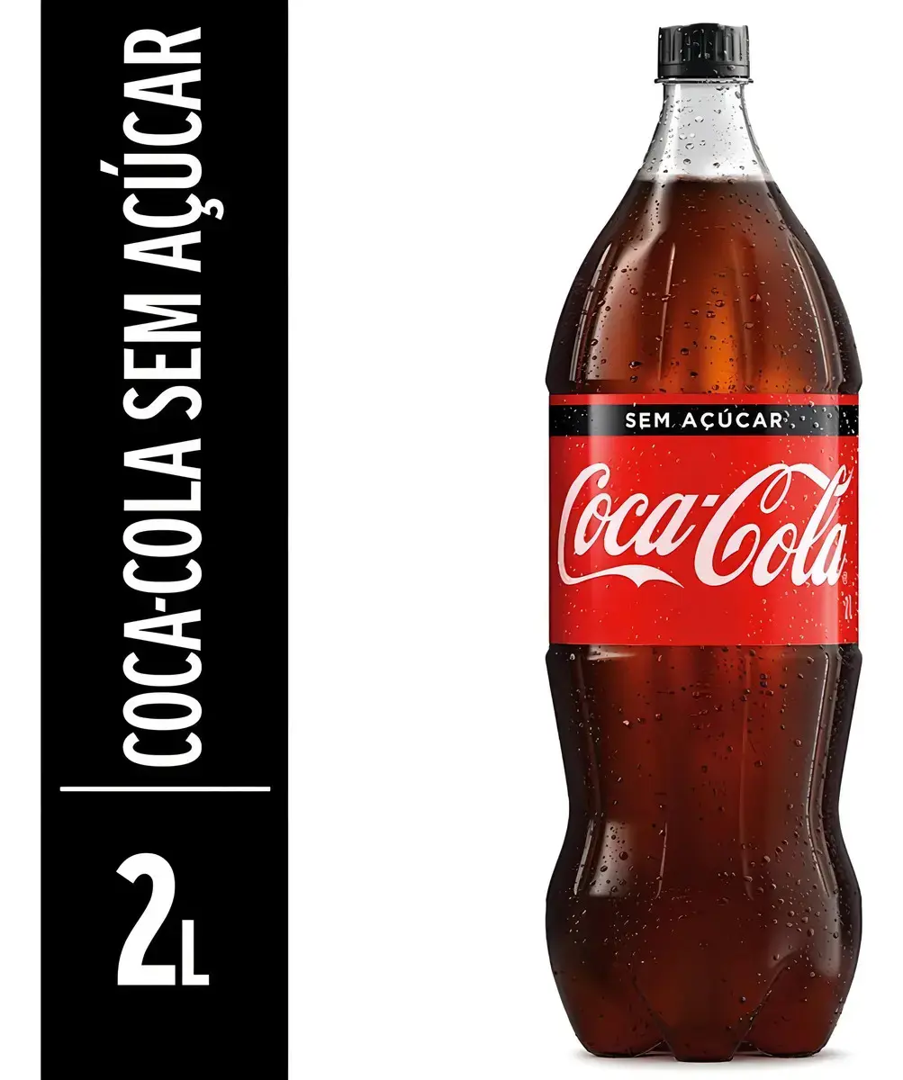 Refrigerante Coca-Cola sem Açúcar Pet 2 Litros