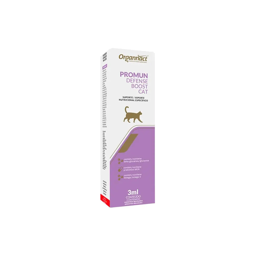 Suplemento para Gatos Organnact Promun Defense Boost, 3ml - 1