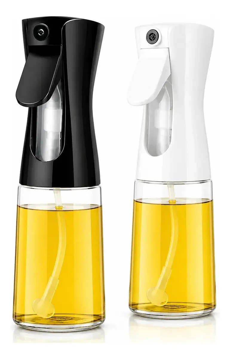 Kit 2 Spray De Cozinha Epsilon Eps-412 Borrifador Pulverizador De Óleo Azeite 200ml Preto