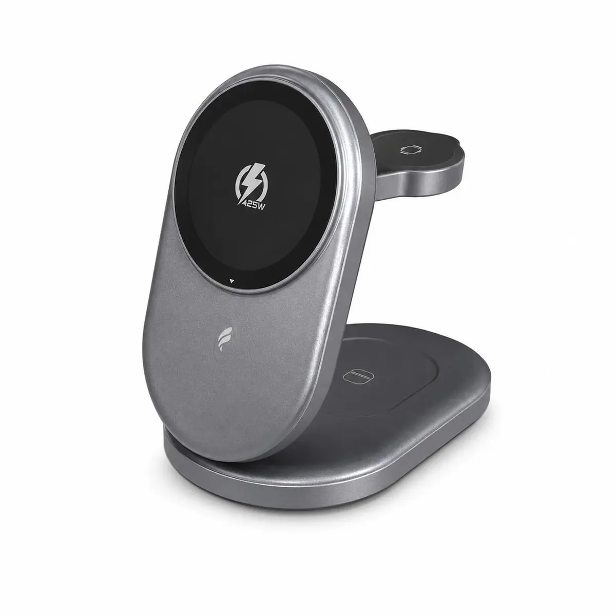 Carregador Sem Fio 3 em 1-25W Magnético Dobrável MagSafe Qi2 | Compatível com iPhone 12 ou superior com MagSafe, smartphones Qi2, Apple Watch e estojos de fones com carregamento sem fio - 1